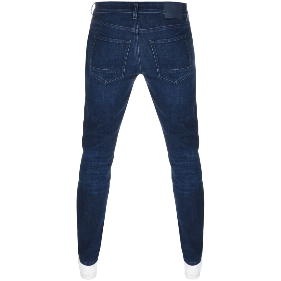 Alternative Image for ProductBOSS Taber Tapered Fit Jeans Navy2